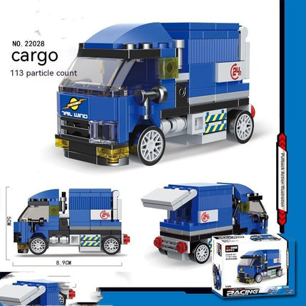 Building Block City Recycling Car Assembly Toy