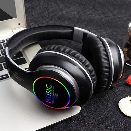 Wireless Headphones, Wireless Earbuds With Deep Bass, Lightweight Foldable Headphones