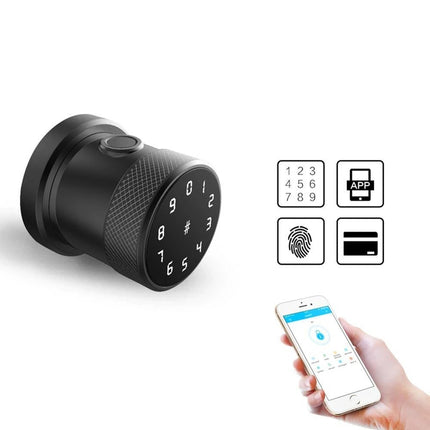 Indoor Fingerprint Password Lock Single Tongue Ball