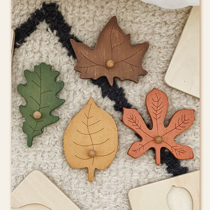Leaf Panel Puzzle Montessori Early Education