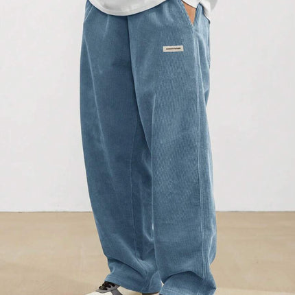 Men's Autumn And Winter Loose Wide Leg Draping Casual Pants