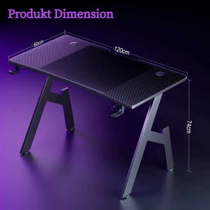 Office Tables Computer Workstations, A Shaped Computer Gaming Table, Office Desks Workstations