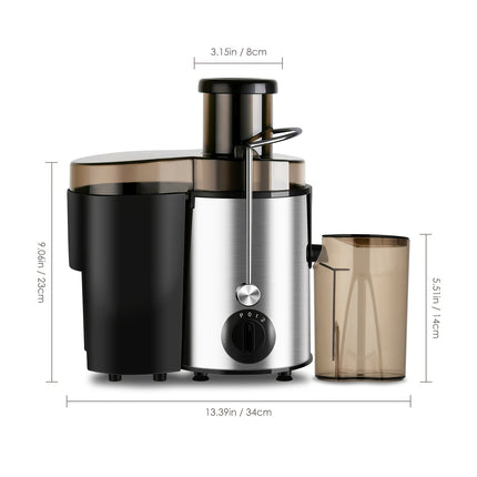 Anti-Drip System & Overheat Protection, Heavy-Duty Stainless Steel Juicer Machine