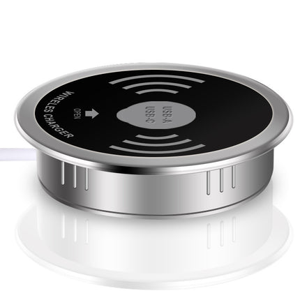 Desktop embedded wireless charger