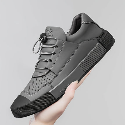 Men'S Casual Sneakers - Breathable Mesh Upper, Elastic Lace-Up Closure, Durable Rubber Sole,