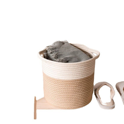Storage Basket Dirty Clothes Basket Toy Clothes Storage Hand-woven Storage Basket