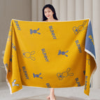 Rabbit Yellow / 140X70CM