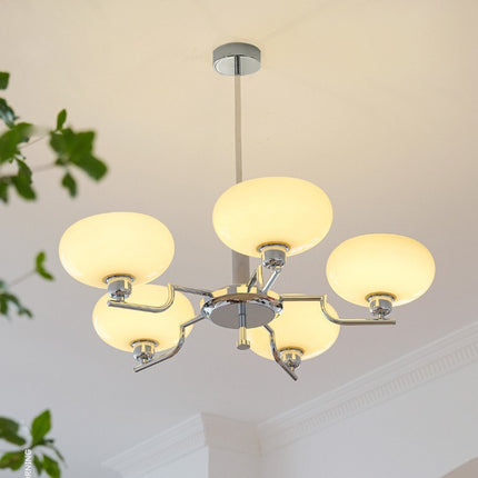 Living Room Chandelier Retro Cream Bedroom Dining Room Lamps