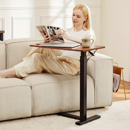 1 or 2pcs Adjustable Height Bedside Table with Wheels | Rolling Laptop Table,