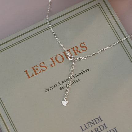 Freshwater Pearl Necklace 925 Silver Design Sense Senior Light Luxury