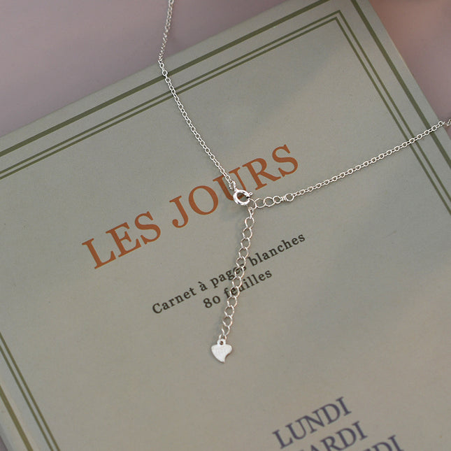 Freshwater Pearl Necklace 925 Silver Design Sense Senior Light Luxury