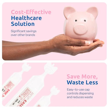 3% Hypertonic Saline Solution for Inhalation via Nebuliser 240ml / 8.11 FL OZ - Helps Clear Airways and Congestion from Lungs - 60 x 4ml Vials - Nebulizer Saline Solution|B0BNJB6P1X