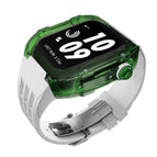 Transparent Green White Ribbon / Fluororubber 44or45mm