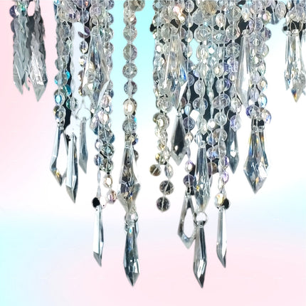 Essential Party Wedding Decorations: Creative Lightless Hanging Chandelier for Birthday and Ball Scenes
