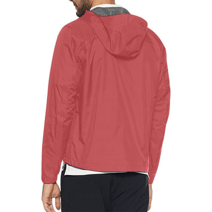 Unisex All Over Print  Hooded Windbreaker (Model H23)