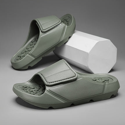 2 pcs Men'S Massage Sandals, New Style for Summer 2025, Breathable, Fashionable, And Comfortable