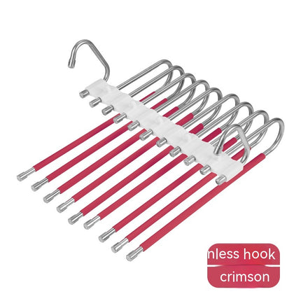Retractable Multifunctional Stainless Steel Folding Coat Hanger