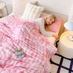 Velvet Pink / 29.53inch*41.34inch (Please purchase with caution if buying a pet blanket)