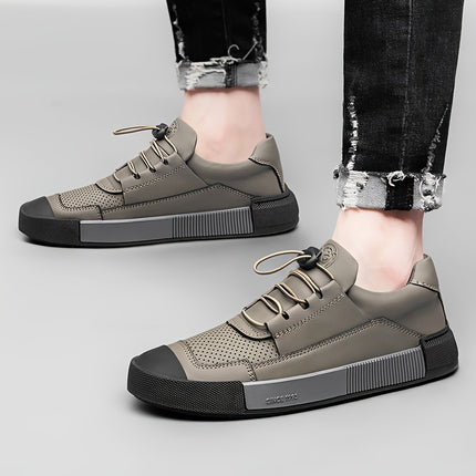 Lightweight Sneakers with Rubber Sole - Fashionable Versatile Sports