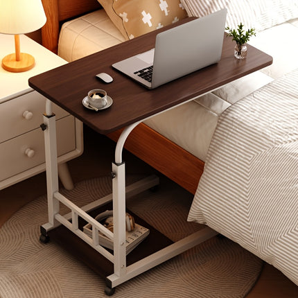 Bedside Nursing Table, Heavy-Duty Mobile Rehab Dining Table for Elderly, Patients, Home Hospital Use