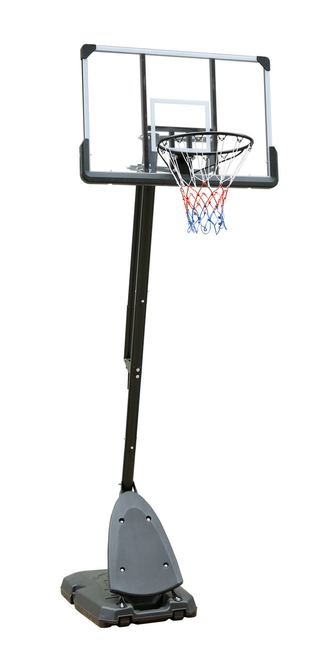 Height Adjustable Basketball Hoop, 7.5 to 10ft Adjustable Basketball Stand with 44 Inch Backboard, Portable Basketball Goal System with Stable Base and Wheels, Use for Outdoor