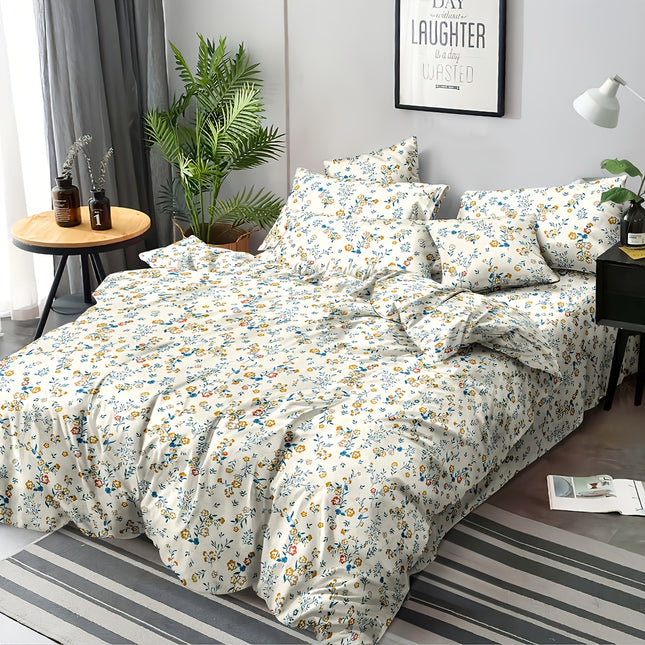 3pcs(2 Pillowcases + 1 Comforter Set) Polyester Kit Bedroom Double Bed/Single Bed/Bedroom/Bonafit/Duvet Set