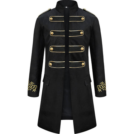 Men's Halloween Embroidered Jacket Stage Clothes