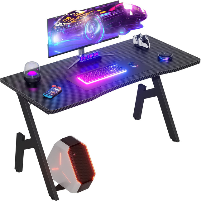 A Uniquely Designed Gaming Table with A-Shaped Legs, This Compact Office Desk