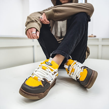 Men'S Four Seasons Casual Sneakers Pair Bread Shoes Academy Style