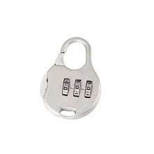 Zinc alloy saber silk screen cross code lock mini lock backpack padlock luggage padlock