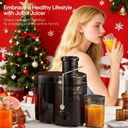 Juicer Vegetables And Fruit, Max 800W Juicer Machine Made of Stainless Steel with 3 Speed Levels