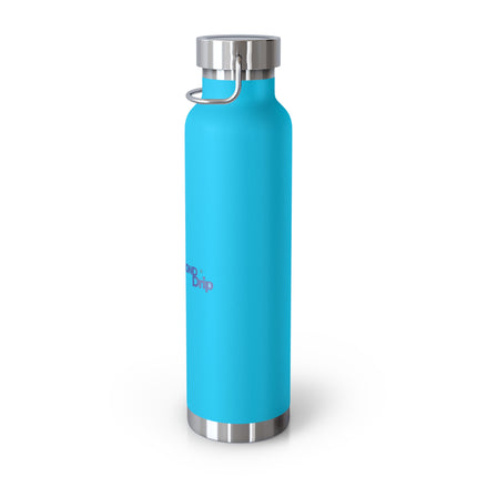 Copper Vacuum Insulated Water Bottle - 22oz, Eco-Friendly Travel Mug, Hydration Gift, Gym Bottle, Custom Drinkware