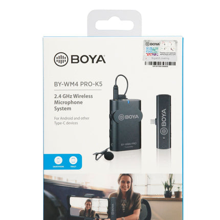 WM4PRO K3 Lavalier 2.4G Mini Mobile Phone Wireless Recording Microphone