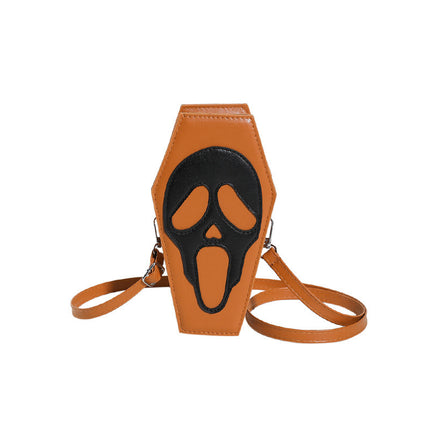 Halloween Coffin-shape Shoulder Bag Gothic