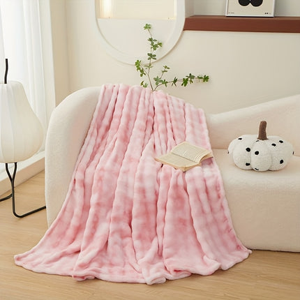 Blanket Ultra-Soft Thickened Fluffy Tie-Dye - Double-Sided Plush Bedding