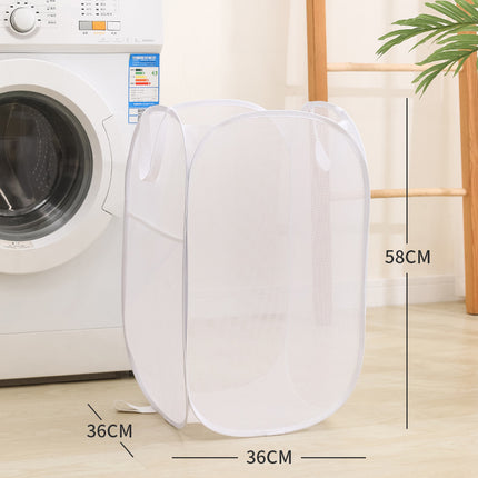 Upgraded Portable Laundry Folding Linen Large Hollow Toy Storage Household Basket