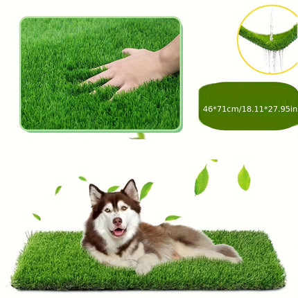 Reusable Pet Training Lawn, Odor Control Artificial Grass Pad Dog Grass Mat, Washable Dog Potty Training Mat Dog Pee Grass Pad Christmas Gift