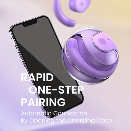 Wireless V5.3 Colorful True Wireless Stereo Earplugs, Ear-hanging Style, Touch Buttons,