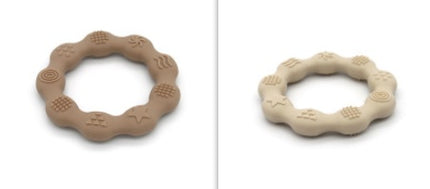 Full Three-dimensional Baby Silicone Teether Baby Molars Holding Round Teether