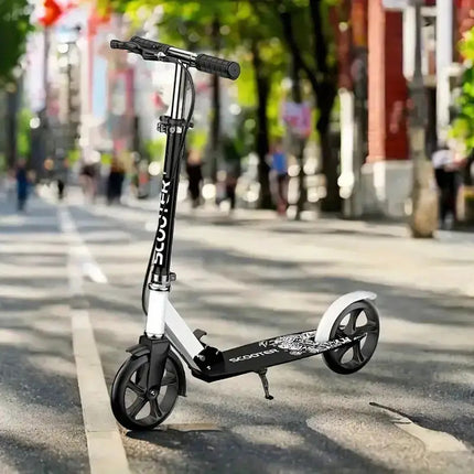 Thanksgiving on the fourth Thursday of November. Folding scooter in various colors with brake system