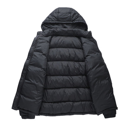 Hooded Cotton Jacket Men's Warm Quilted Jacket