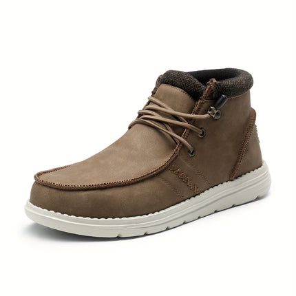 Men's Casual Slip-on Shoes Warm Loafers For Men Winter Boots
