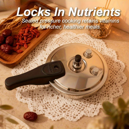 Small Pressure Cooker 2L, 5-Way Safety System & High Quality, Thick Base Easy Cleaning