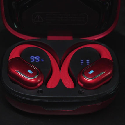 Wireless Earbuds for Running Sports, Wireless Earphones with Earhooks Pure Bass Sound