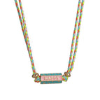 Necklace / orange color