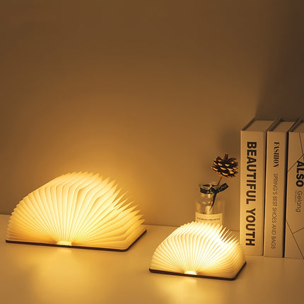 Magnetic Induction Switch Night Light with USB Rechargeable Battery - 3/5 Colors (Pink, Green, Purple, ) - USB-