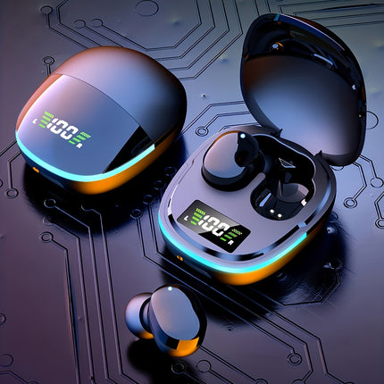 Wireless Earphones Headphones with LED Display Touch In-EarTWS Wireless