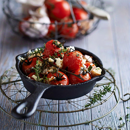 3 Cast Iron Pots with Nozzles - Heavy-duty Pots with Heat-resistant Handles -