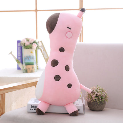 Girls sleep with Sika Deer toys animals.