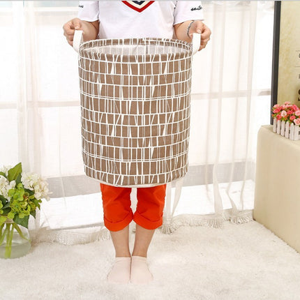 Foldable laundry basket, cotton and linen laundry basket, bathroom, laundry, dirty clothes, dirty clothes, toy storage basket